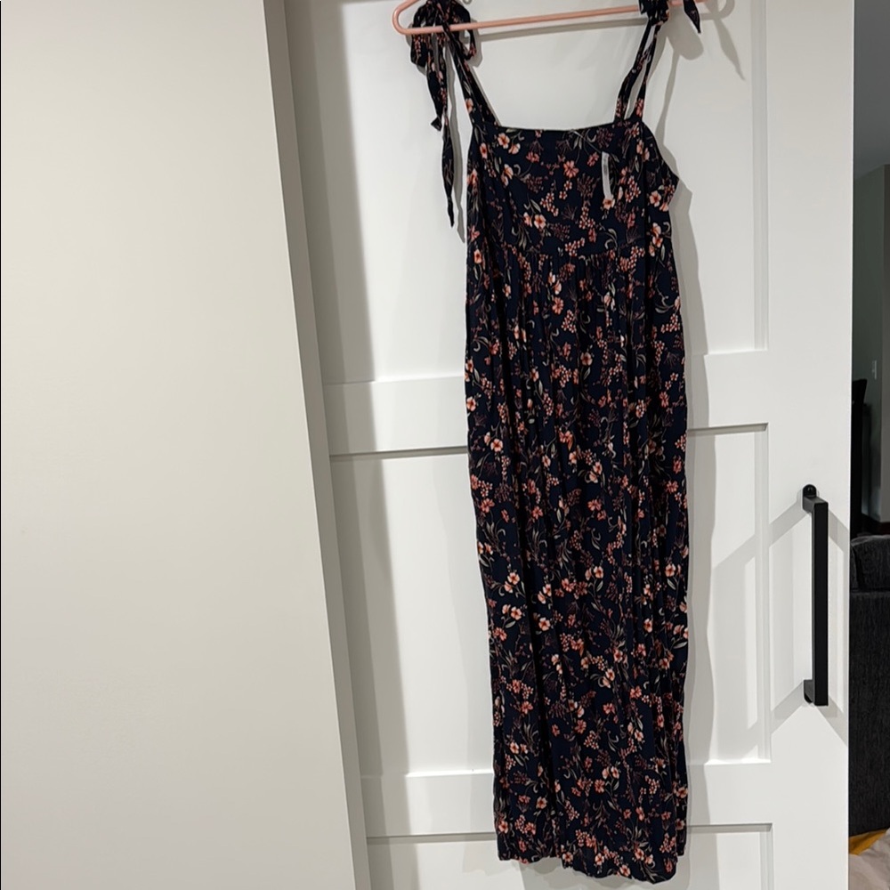 Old Navy Blue and Orange Sleeveless Sundress